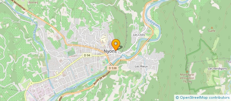 localisation de l'entreprise MONSIEUR SAMY DJAFFRI  NYONS