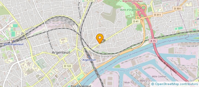 localisation de l'entreprise MONSIEUR SAMY DJELLOUAH  ARGENTEUIL