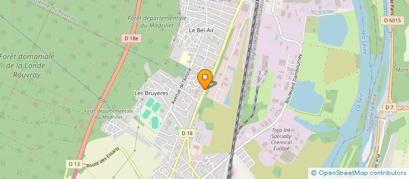 localisation de l'entreprise MONSIEUR SAMY FARRAGH  OISSEL