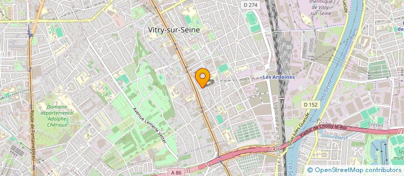 localisation de l'entreprise MONSIEUR SAMY FATAKY WAMY à VITRY-SUR-SEINE
