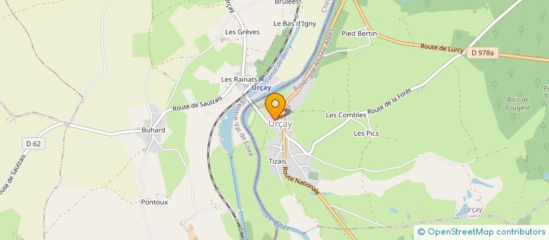 localisation de l'entreprise MONSIEUR SAMY FREY  MONTAGNAC