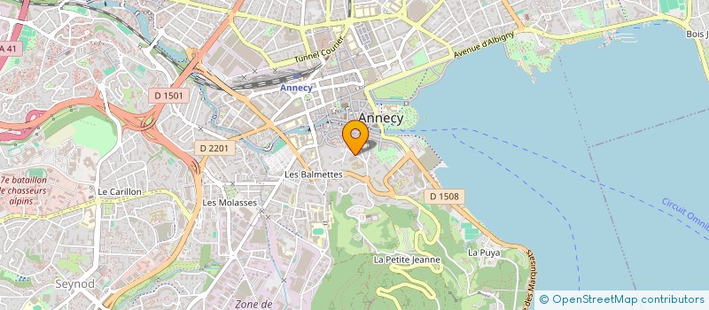 localisation de l'entreprise MONSIEUR SAMY FUMEX à ANNECY