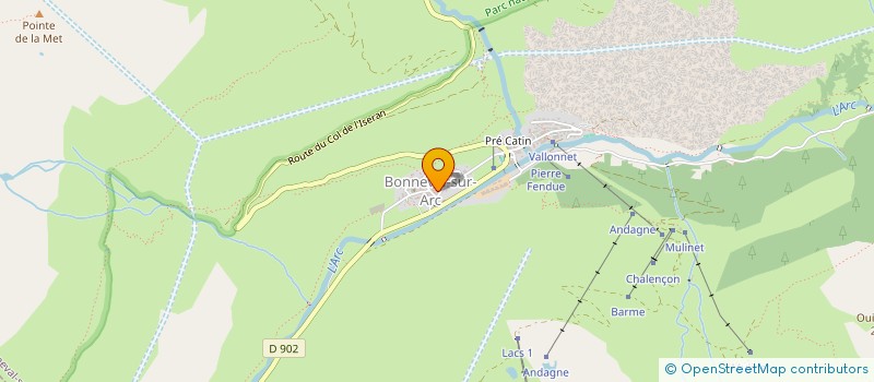 localisation de l'entreprise MONSIEUR SAMY GAINETDINOFF  VAL-CENIS