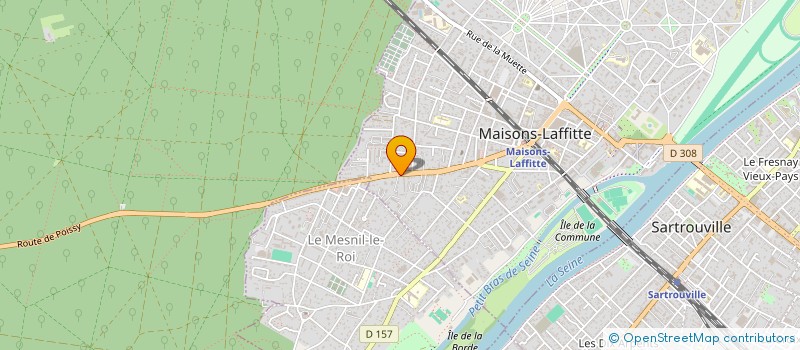 localisation de l'entreprise MONSIEUR SAMY GOZLAN à MAISONS-LAFFITTE