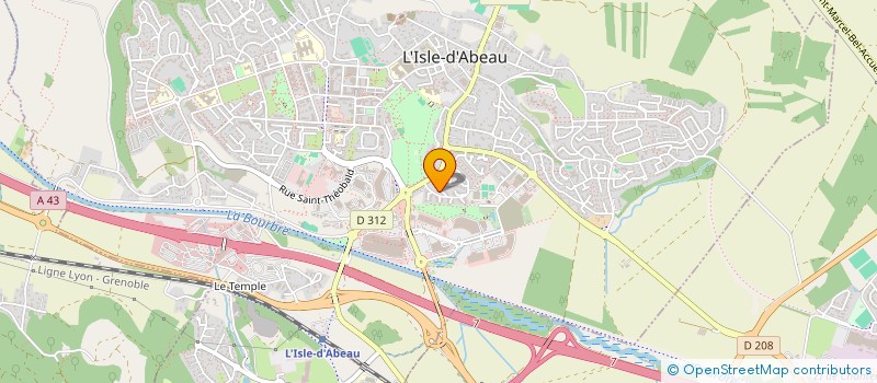 localisation de l'entreprise MONSIEUR SAMY GRICI  L'ISLE-D'ABEAU