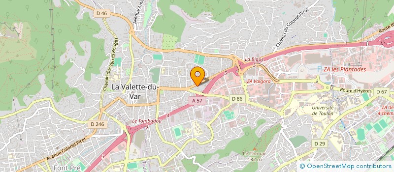 localisation de l'entreprise MONSIEUR SAMY H MARI à LA VALETTE-DU-VAR