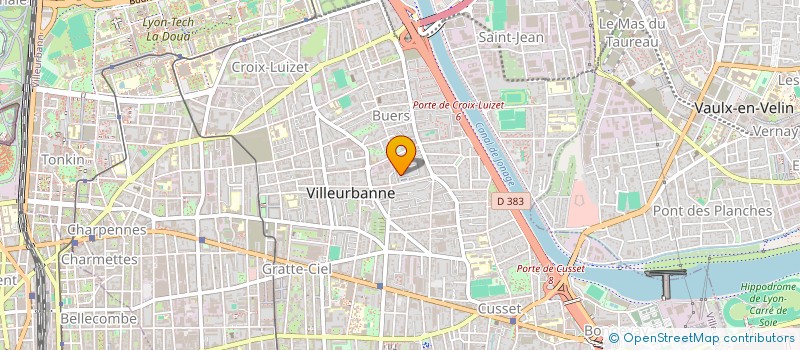 localisation de l'entreprise MONSIEUR SAMY HADDOUCHE  VILLEURBANNE