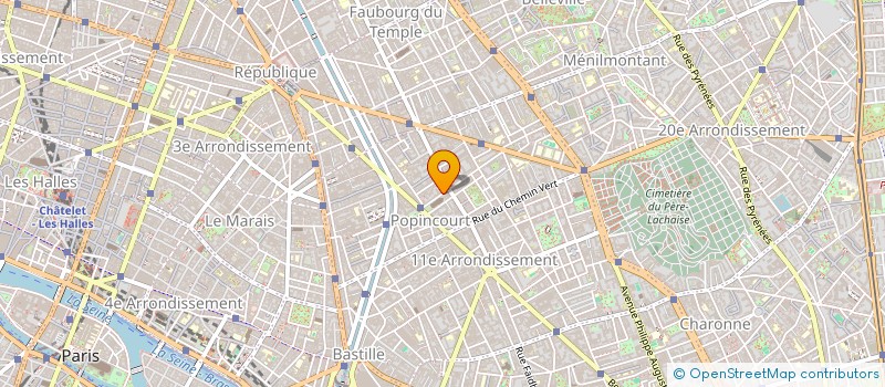 localisation de l'entreprise MONSIEUR SAMY HADJAR à PARIS
