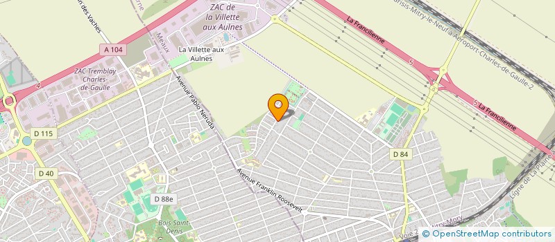 localisation de l'entreprise MONSIEUR SAMY HADJAZ  MITRY MORY