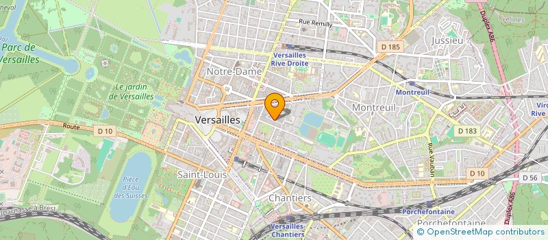 localisation de l'entreprise MONSIEUR SAMY HIBA  VERSAILLES