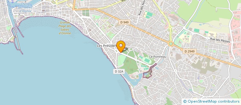 localisation de l'entreprise MONSIEUR SAMY-JAMES CARNET  LES SABLES D'OLONNE