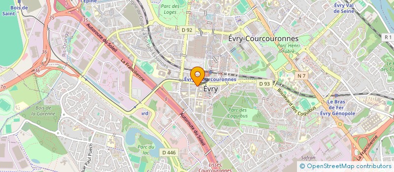 localisation de l'entreprise MONSIEUR SAMY KHAMSSI à EVRY-COURCOURONNES