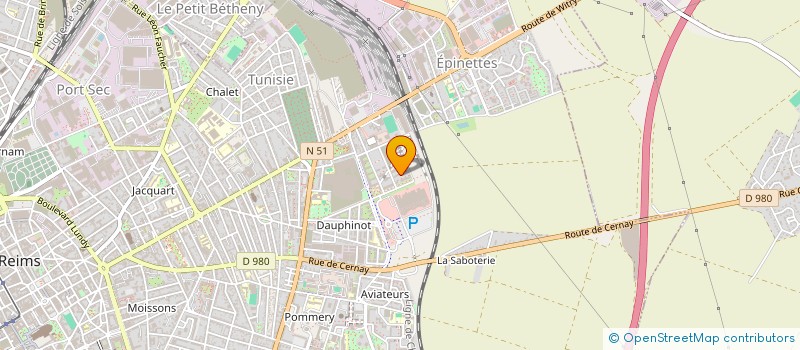 localisation de l'entreprise MONSIEUR SAMY KHELIFA  REIMS