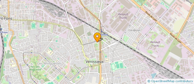 localisation de l'entreprise MONSIEUR SAMY LALICHE  VENISSIEUX