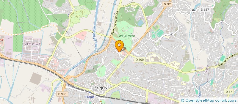 localisation de l'entreprise MONSIEUR SAMY LAOUINI à FREJUS