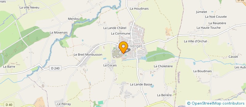 localisation de l'entreprise MONSIEUR SAMY LASFAR  LE VERGER