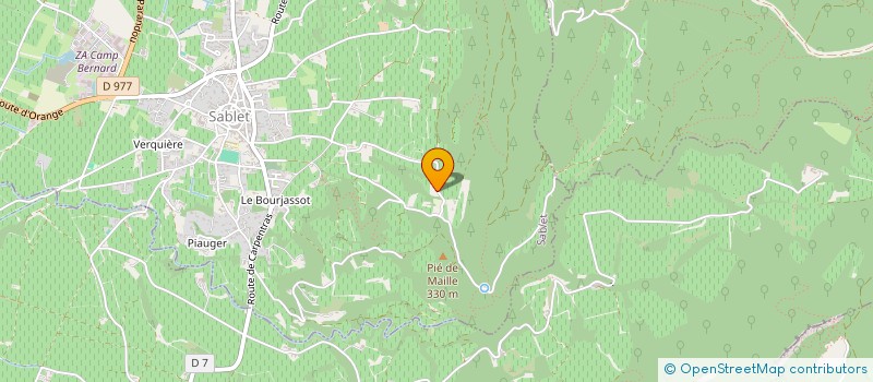 localisation de l'entreprise MONSIEUR SAMY LEBLOND  SABLET