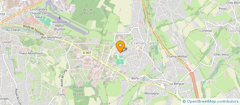 localisation de l'entreprise MONSIEUR SAMY LESTRINGUEZ  CRANVES-SALES