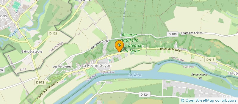 localisation de l'entreprise MONSIEUR SAMY MAHJOUB  LA ROCHE-GUYON