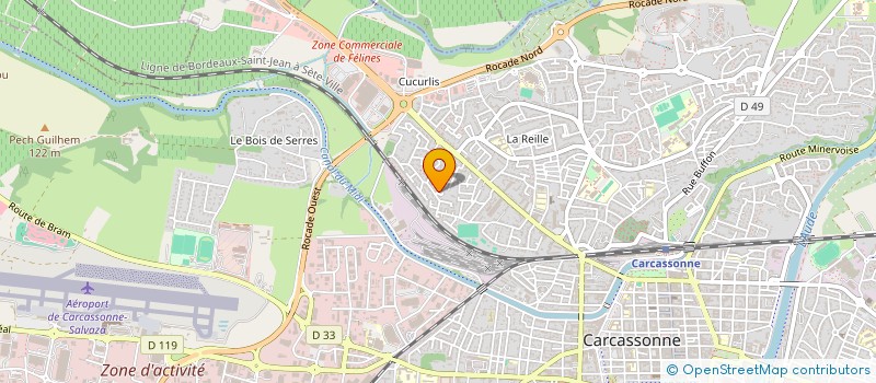 localisation de l'entreprise MONSIEUR SAMY MAMOU  CARCASSONNE