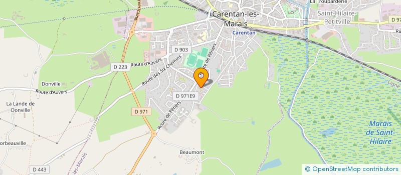 localisation de l'entreprise MONSIEUR SAMY MARIE  CARENTAN-LES-MARAIS