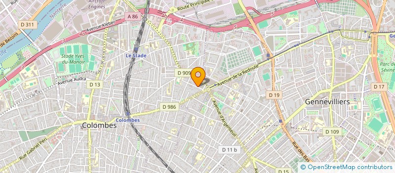 localisation de l'entreprise MONSIEUR SAMY MEHANNEK  ARGENTEUIL