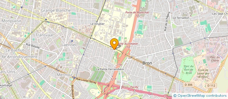 localisation de l'entreprise MONSIEUR SAMY MEJRI  BRON