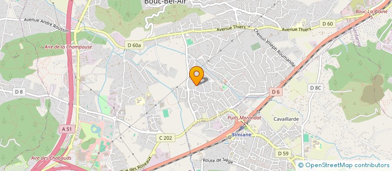 localisation de l'entreprise MONSIEUR SAMY MELLOUL  BOUC-BEL-AIR