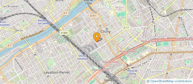 localisation de l'entreprise MONSIEUR SAMY MENASRIA à CLICHY