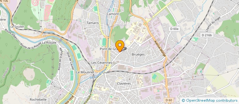 localisation de l'entreprise MONSIEUR SAMY MERZOUG  ALES