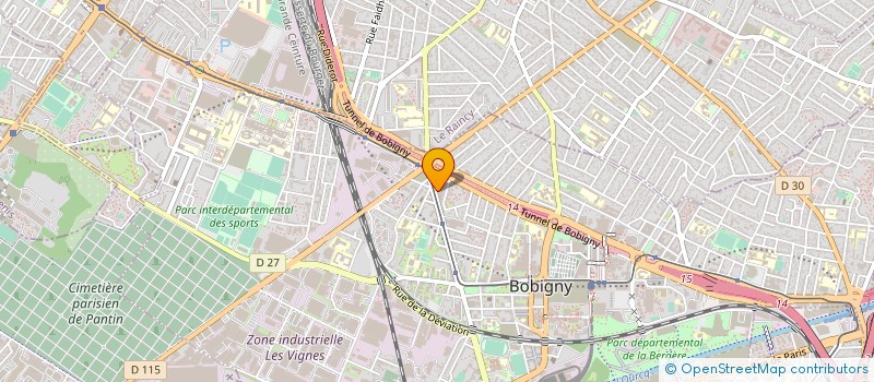 localisation de l'entreprise MONSIEUR SAMY MEZOUANI à BOBIGNY