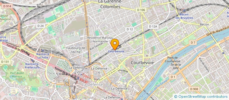 localisation de l'entreprise MONSIEUR SAMY MOUSSAOUI  COURBEVOIE