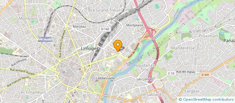 localisation de l'entreprise MONSIEUR SAMY MOUZAOUI à LIMOGES