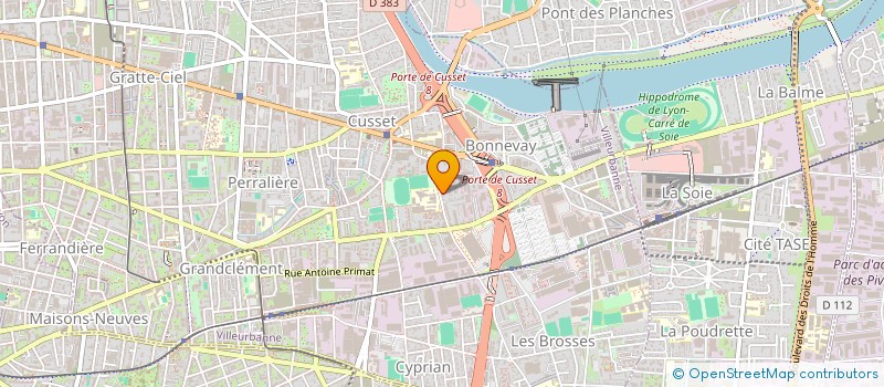 localisation de l'entreprise MONSIEUR SAMY OUADAH  VILLEURBANNE