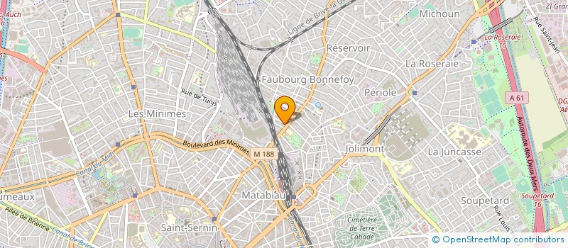 localisation de l'entreprise MONSIEUR SAMY OUAKNINE  TOULOUSE