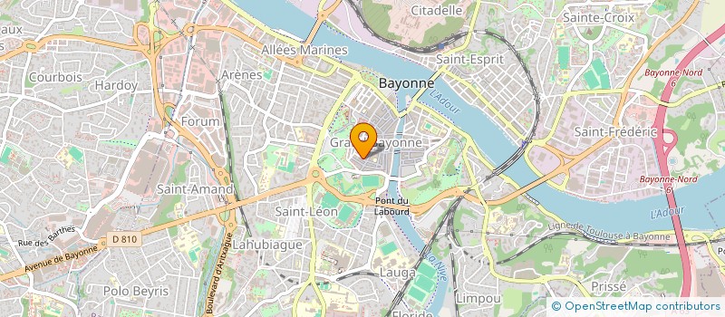 localisation de l'entreprise MONSIEUR SAMY REGOND  BAYONNE