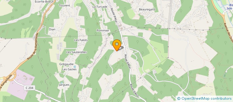 localisation de l'entreprise MONSIEUR SAMY RICARD  BOULAZAC ISLE MANOIRE