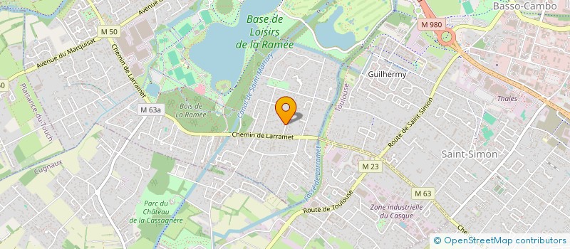 localisation de l'entreprise MONSIEUR SAMY ROBELIN  TOURNEFEUILLE