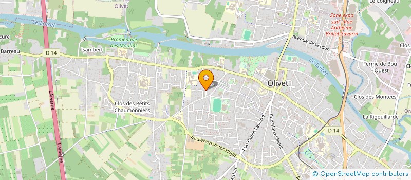 localisation de l'entreprise MONSIEUR SAMY SABINO à OLIVET
