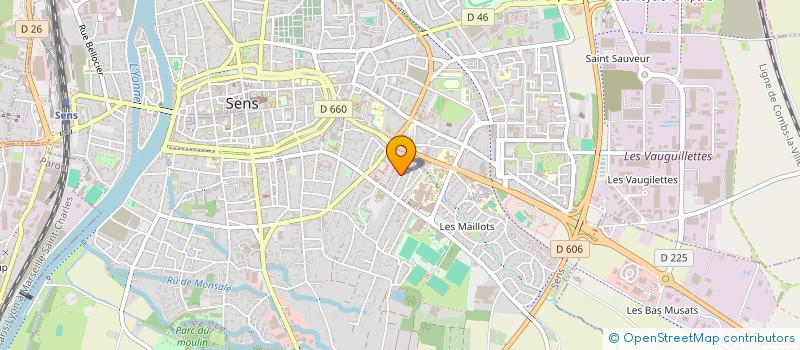 localisation de l'entreprise MONSIEUR SAMY SALAH  SENS