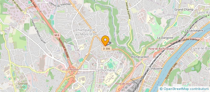 localisation de l'entreprise MONSIEUR SAMY SAM  CHAMPAGNE-AU-MONT-D'OR