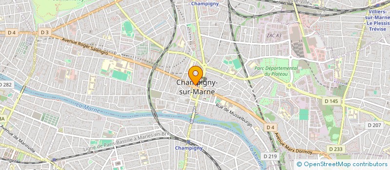 localisation de l'entreprise MONSIEUR SAMY SASPORTAS  CHAMPIGNY-SUR-MARNE