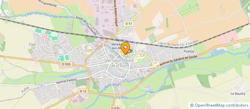 localisation de l'entreprise MONSIEUR SAMY SCHMITT  VERNEUIL D'AVRE ET D'ITON