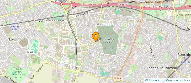 localisation de l'entreprise MONSIEUR SAMY SEGHIR OUALI  LILLE