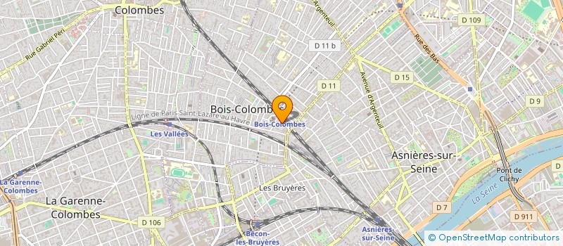 localisation de l'entreprise MONSIEUR SAMY SEKKAI à BOIS-COLOMBES