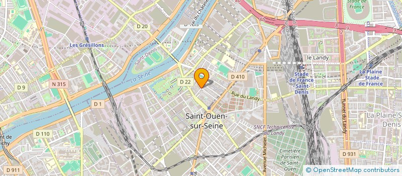 localisation de l'entreprise MONSIEUR SAMY SELLAMI à SAINT-OUEN-SUR-SEINE