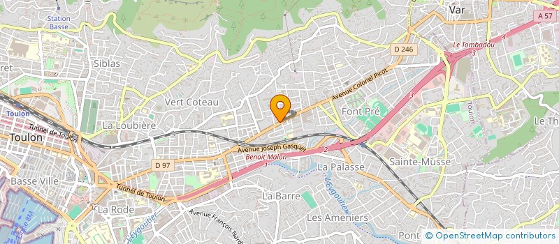 localisation de l'entreprise MONSIEUR SAMY SKIKAR  TOULON