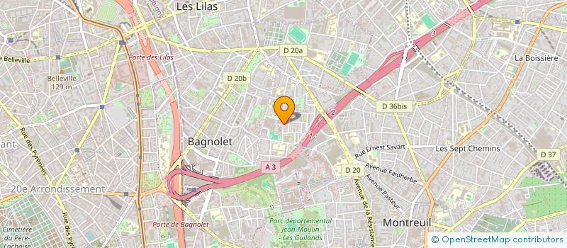 localisation de l'entreprise MONSIEUR SAMY TAGHELIT à BAGNOLET