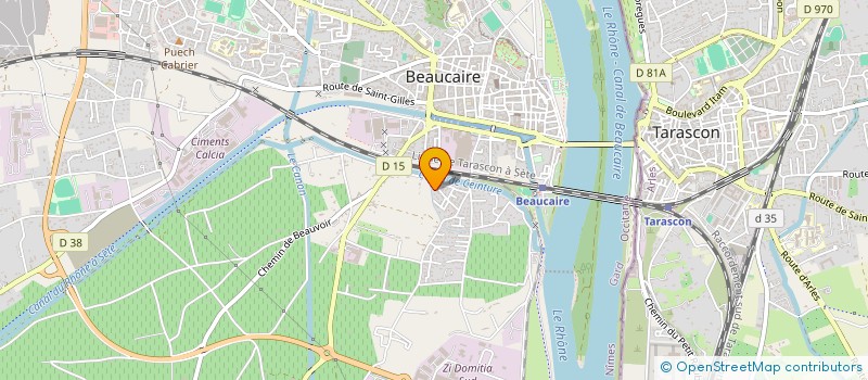 localisation de l'entreprise MONSIEUR SAMY TAOUFIK  BEAUCAIRE