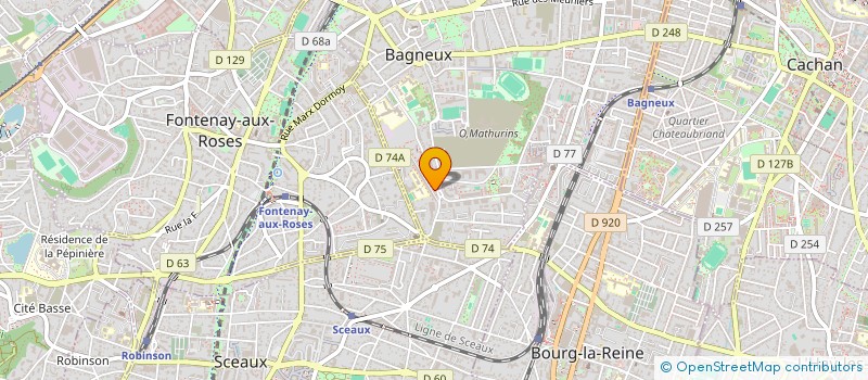 localisation de l'entreprise MONSIEUR SAMY TOUDDIMTE à BAGNEUX